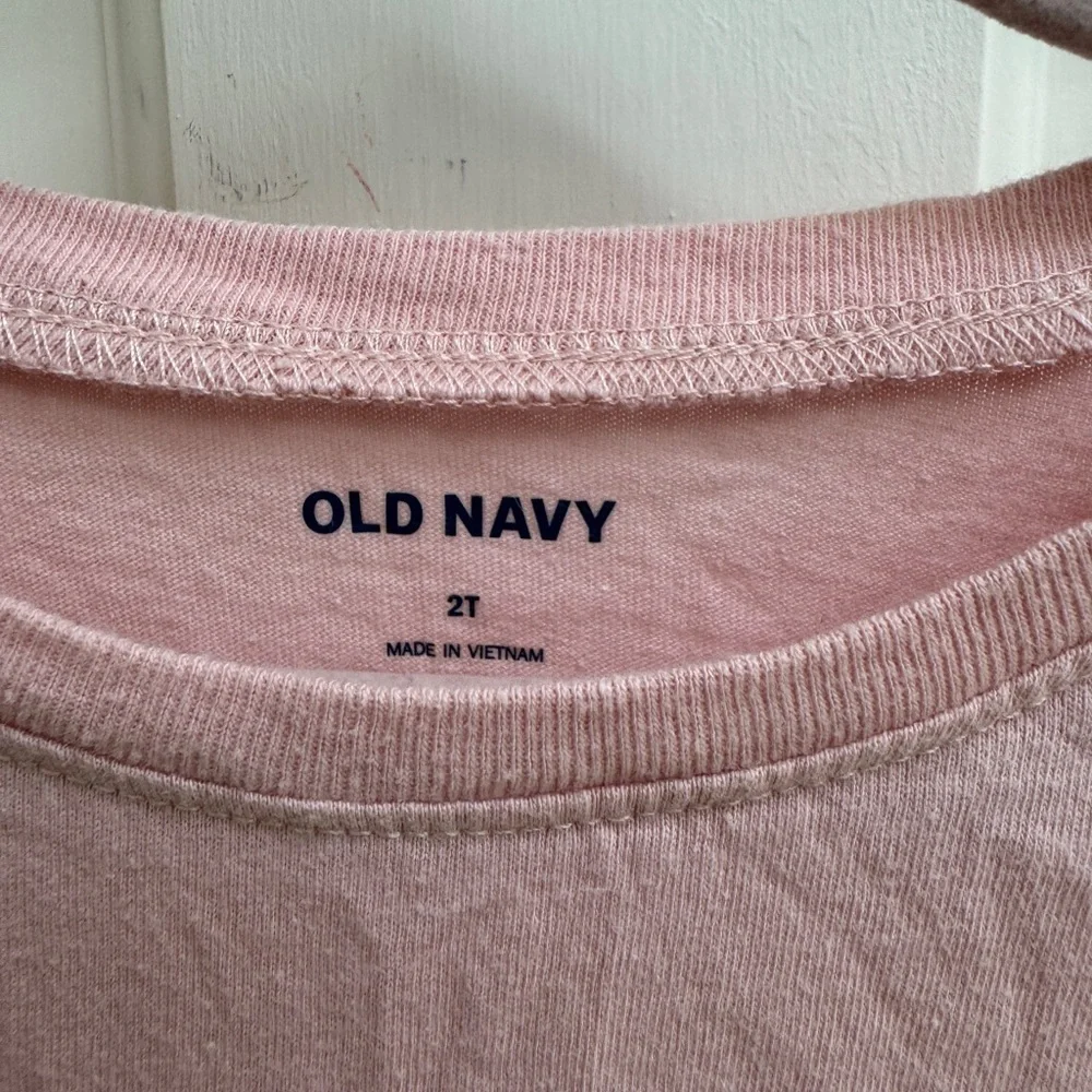 Old Navy 2T Girls Pink Short Sleeve Summer Dress